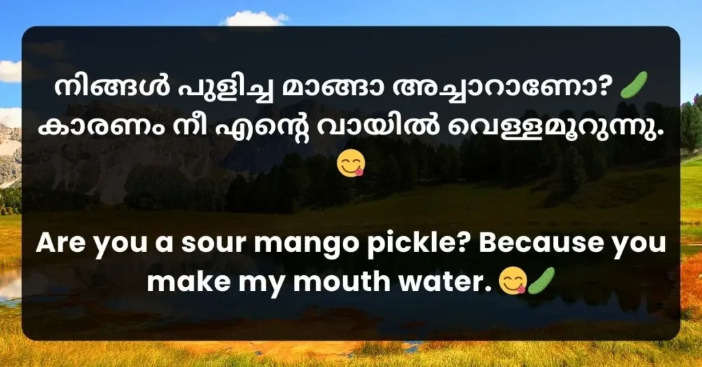 dirty pick up lines in Malayalam to impress your Malayali girl or wife
