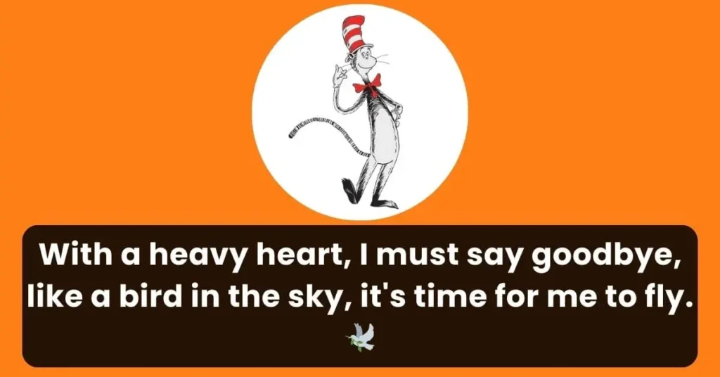 a clean Dr Seuss breakup line to say to do do a break up