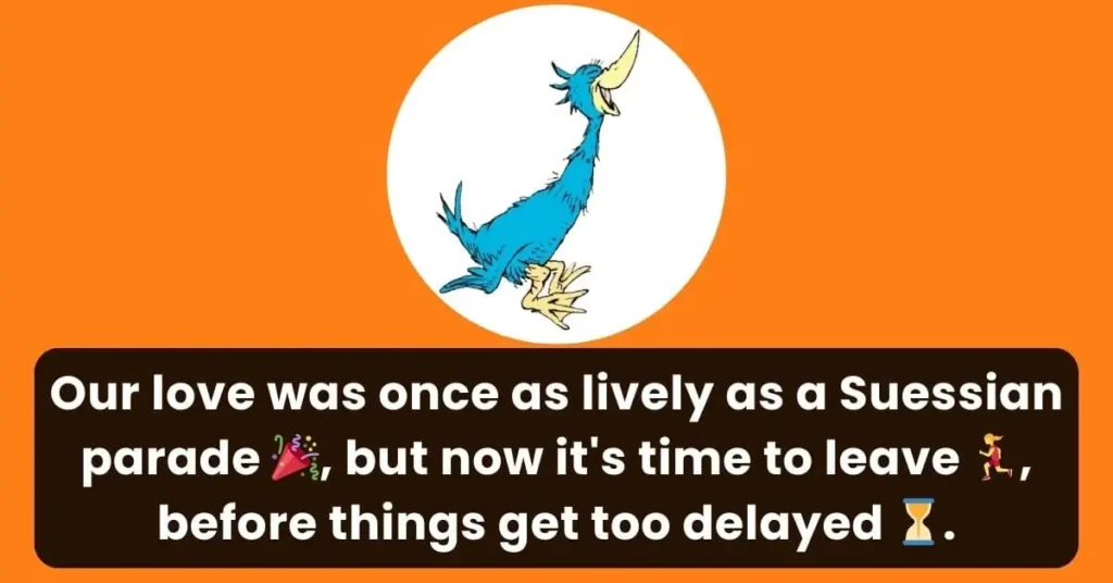 funny Dr Seuss break up lines that made people laugh